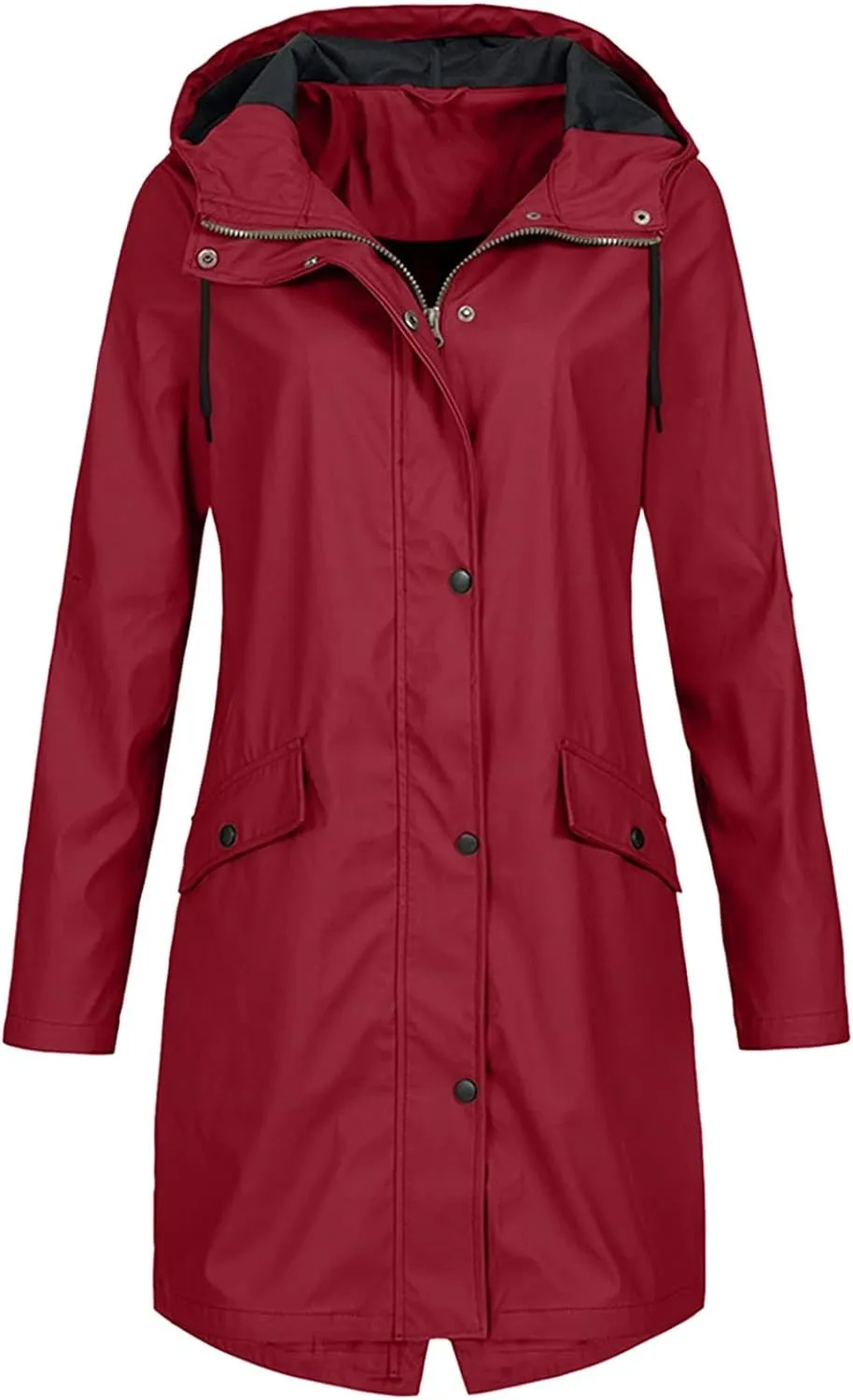 Rain Jackets For Women Waterproof With Hood Lightweight Casual Anorak Travel Hiking Coats with Pockets 720