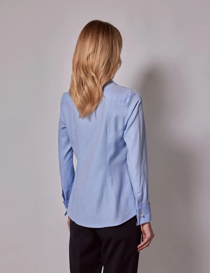 Twill Fitted Shirt - Double Cuffs