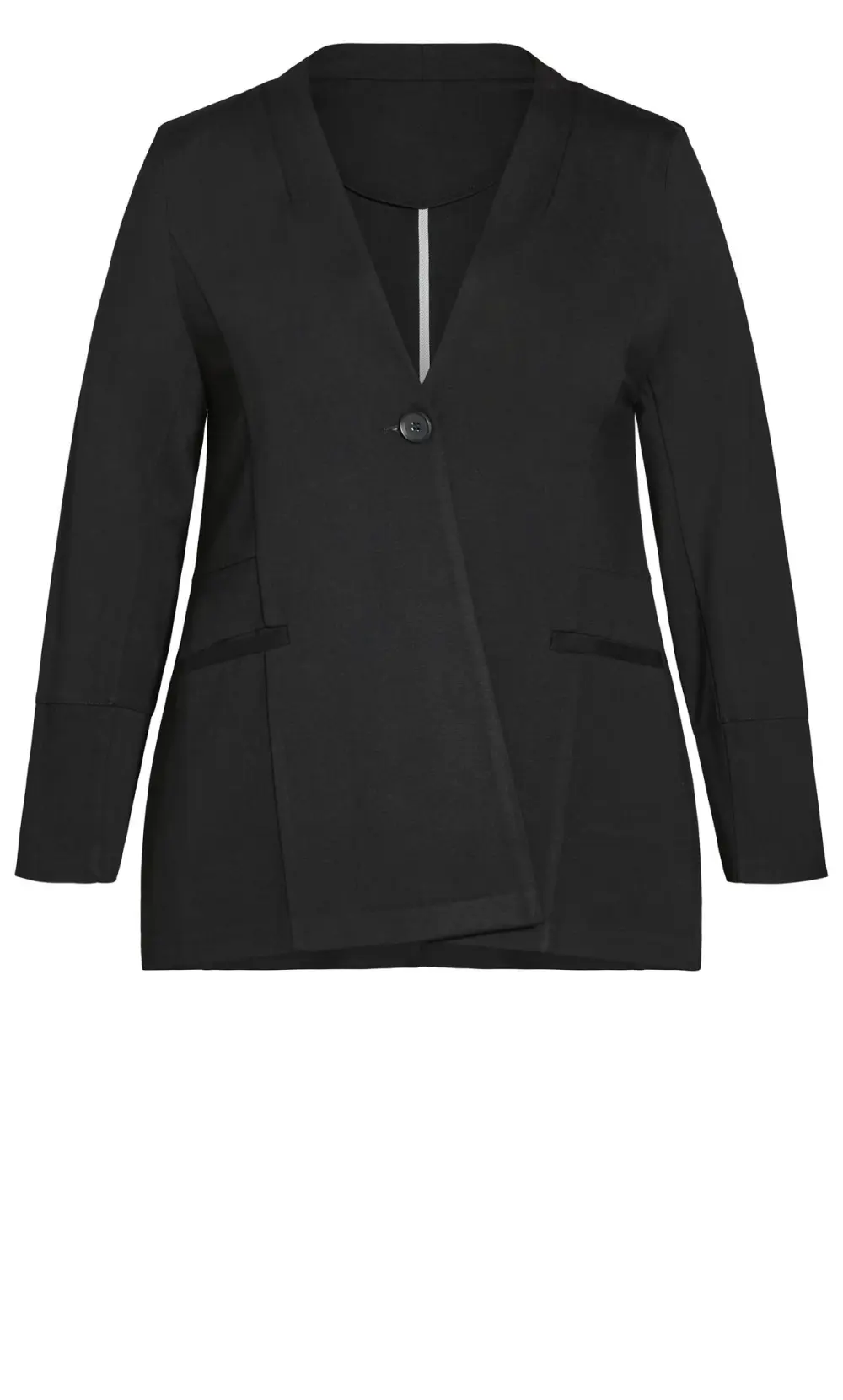 Evans Black Oversized Blazer