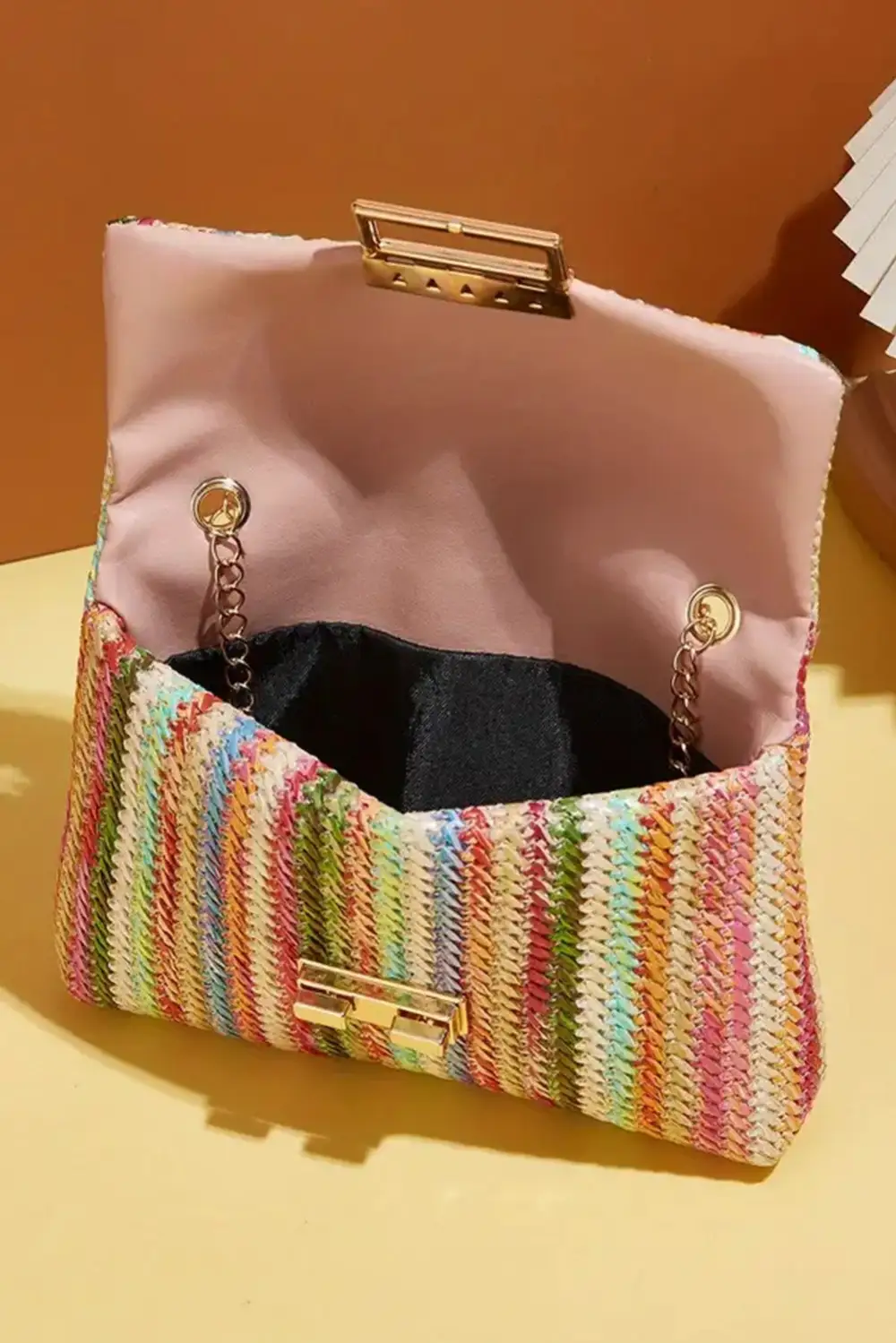 Bohemian Woven Chain Shoulder Bag