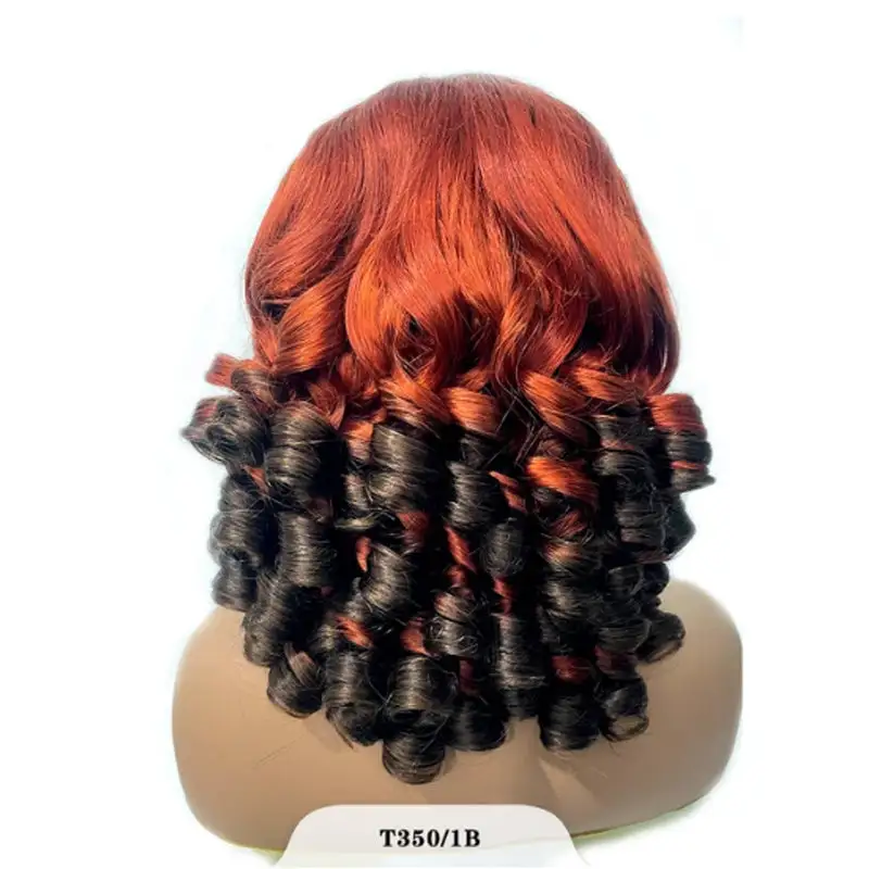 Super Double Drawn Vietnamese Raw Hair Bouncy Curls Hair Funmi Wig 13×6 Lace Frontal Wigs