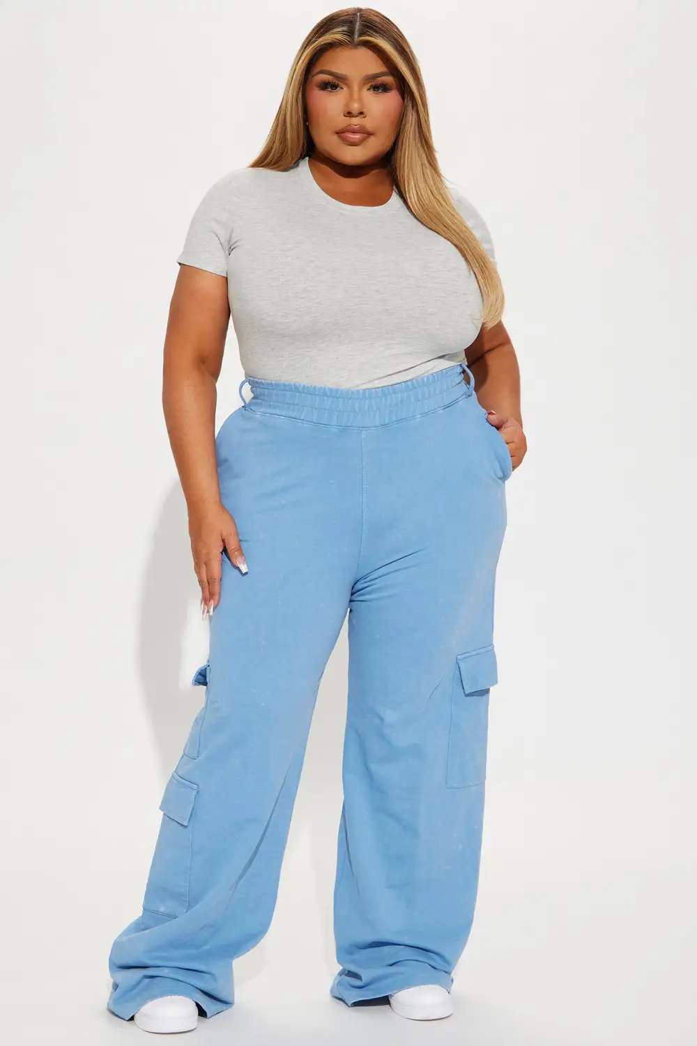 Camilla Classic Fit Crew Neck Tee - Heather Grey