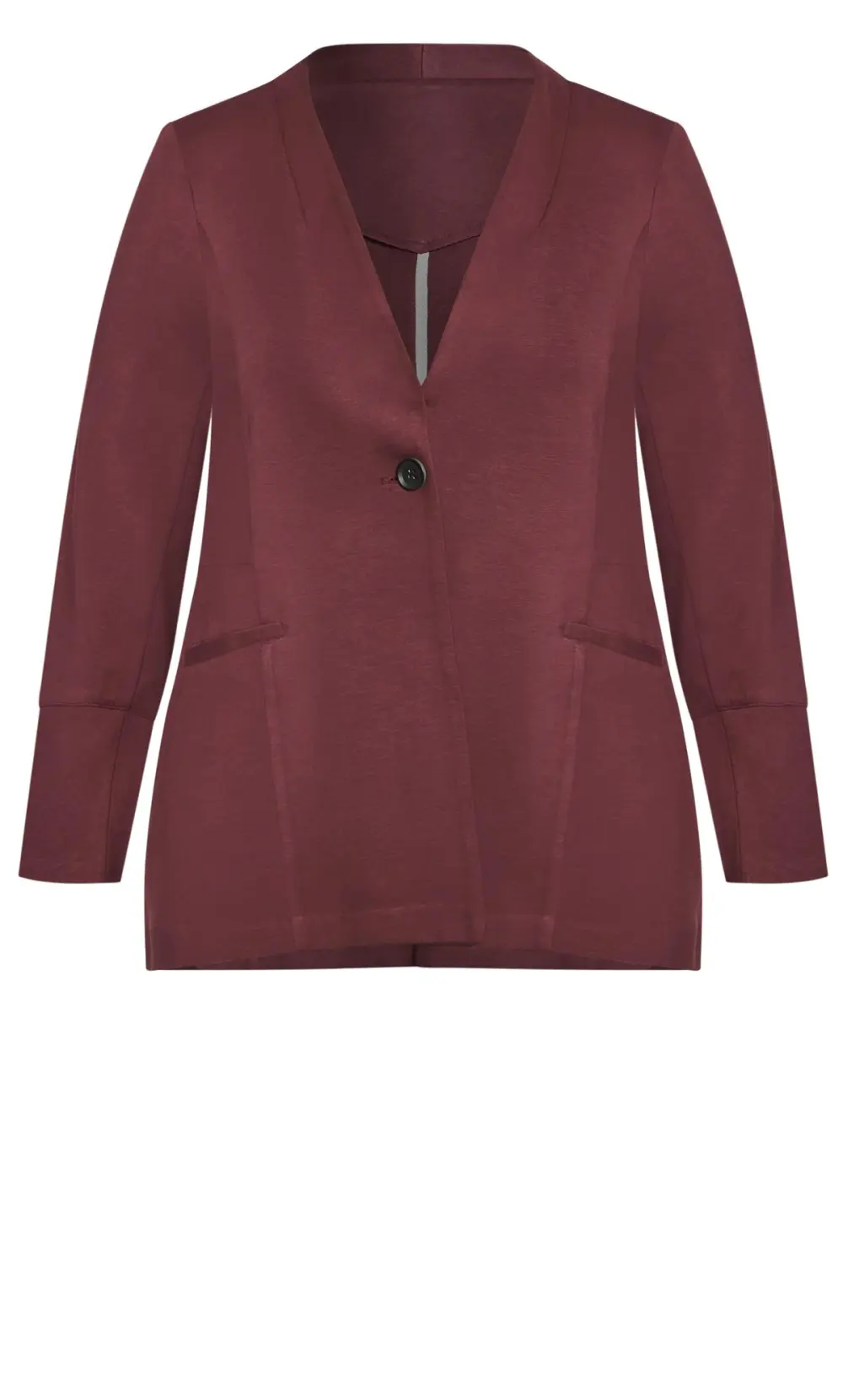 Evans Burgundy Red Blazer