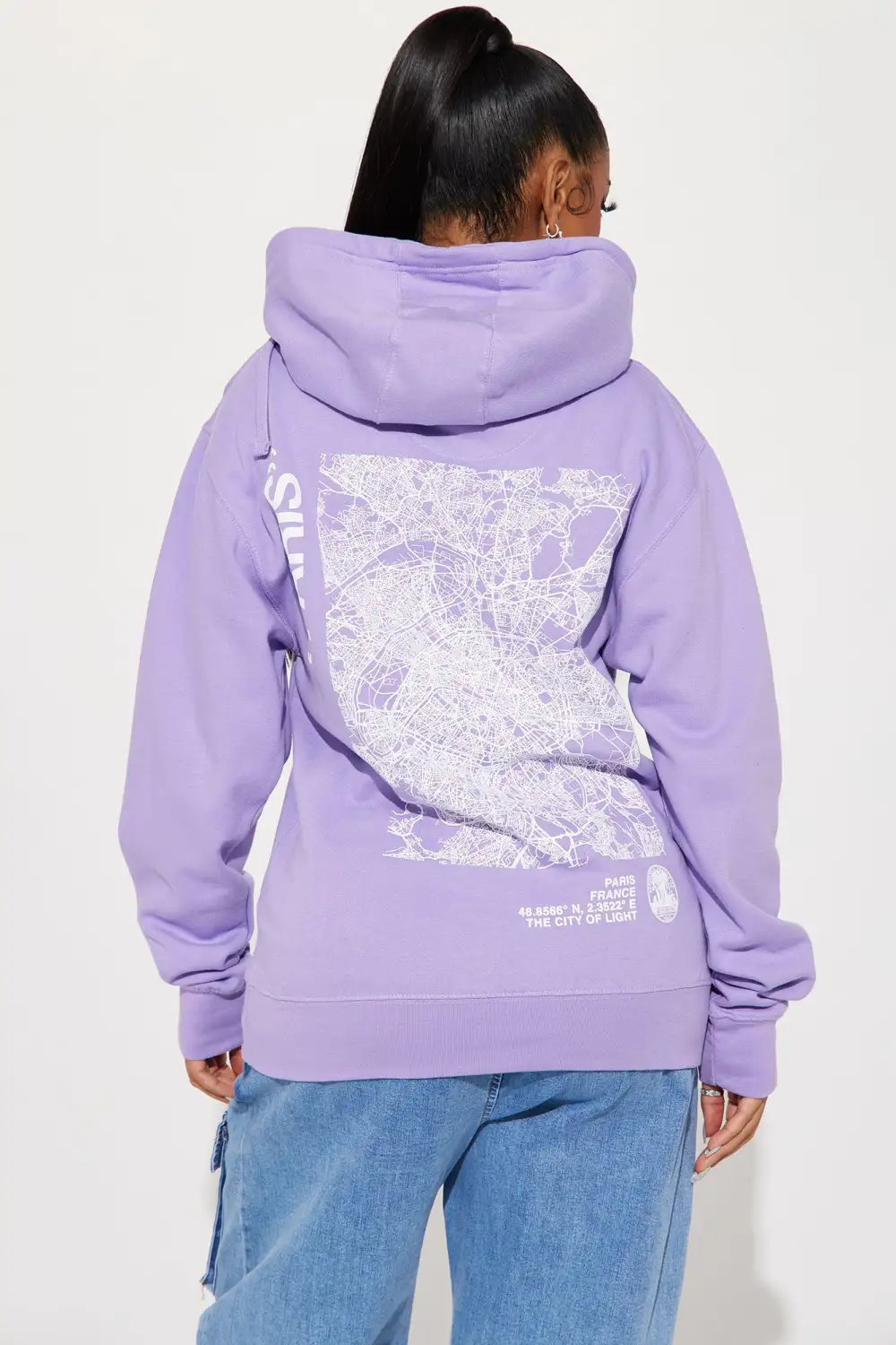 Destination Paris Hoodie - Lavender