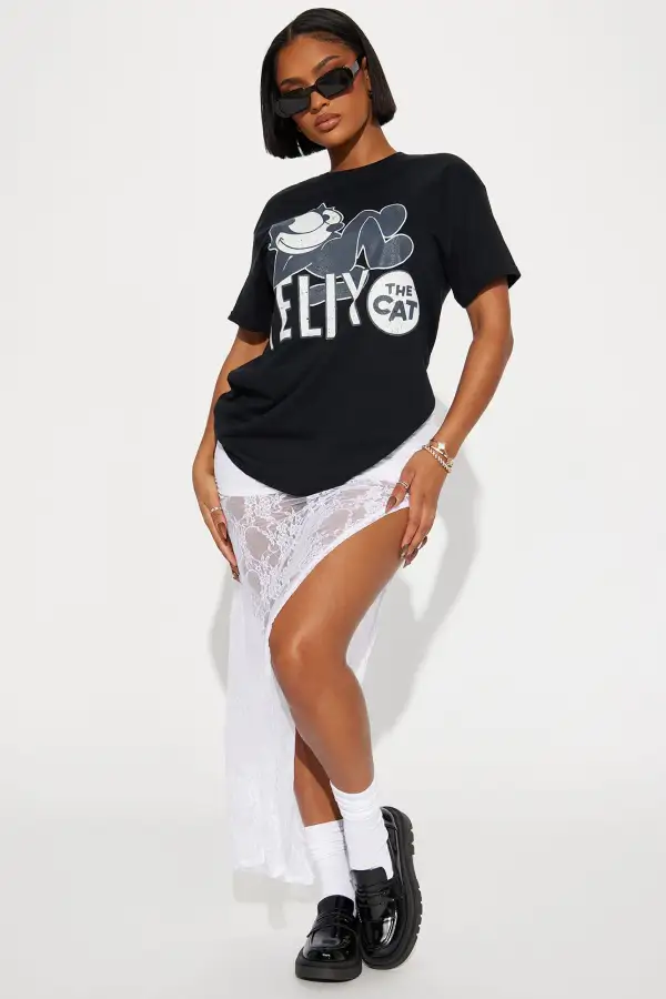 Felix The Cat Graphic Tee - Black