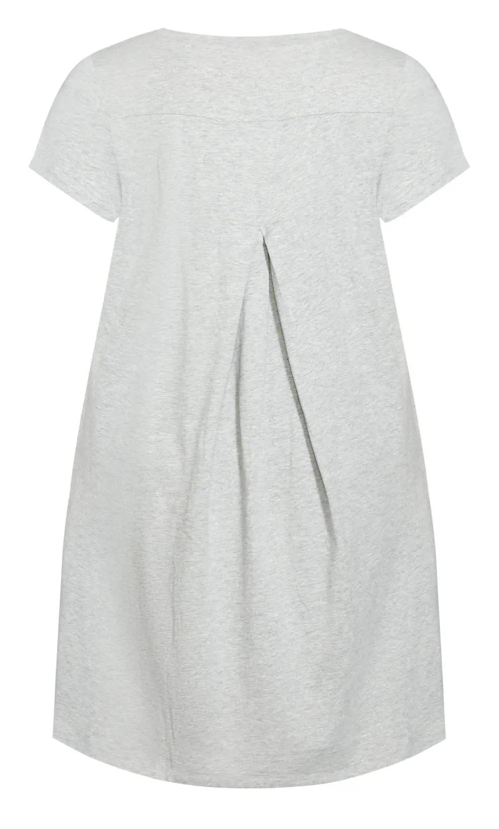 Evans Grey Pocket Detail T-Shirt Dress