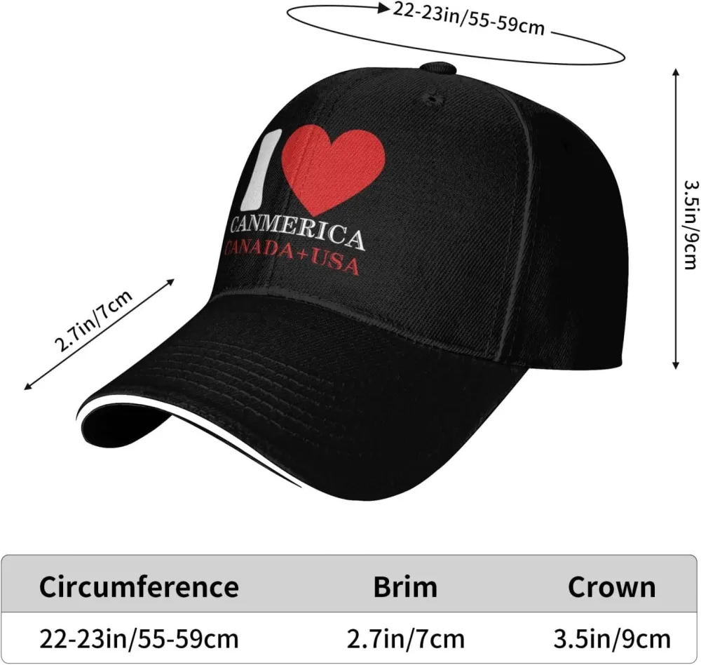 Funny Trump Oh Canada! 51st States Baseball Cap Hat