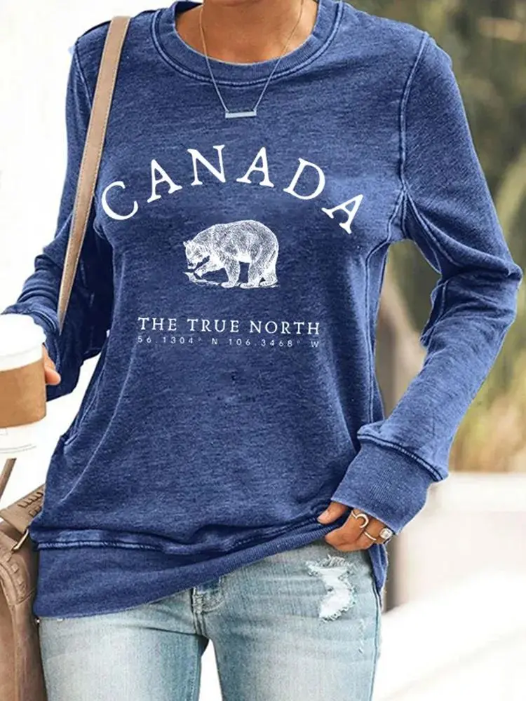 Canadian Bear The True North Crew Neck Sweatshirt