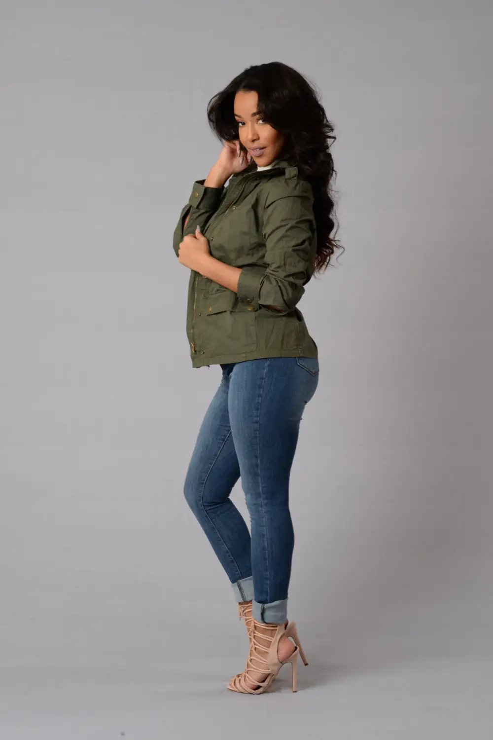 Combat Jacket - Olive