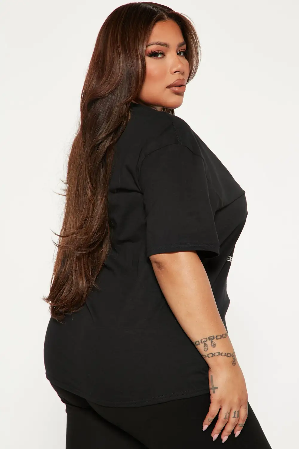 New Bloom Butterfly Top - Black