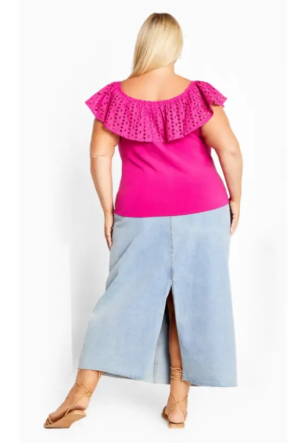 Lexi Mixed Media Top