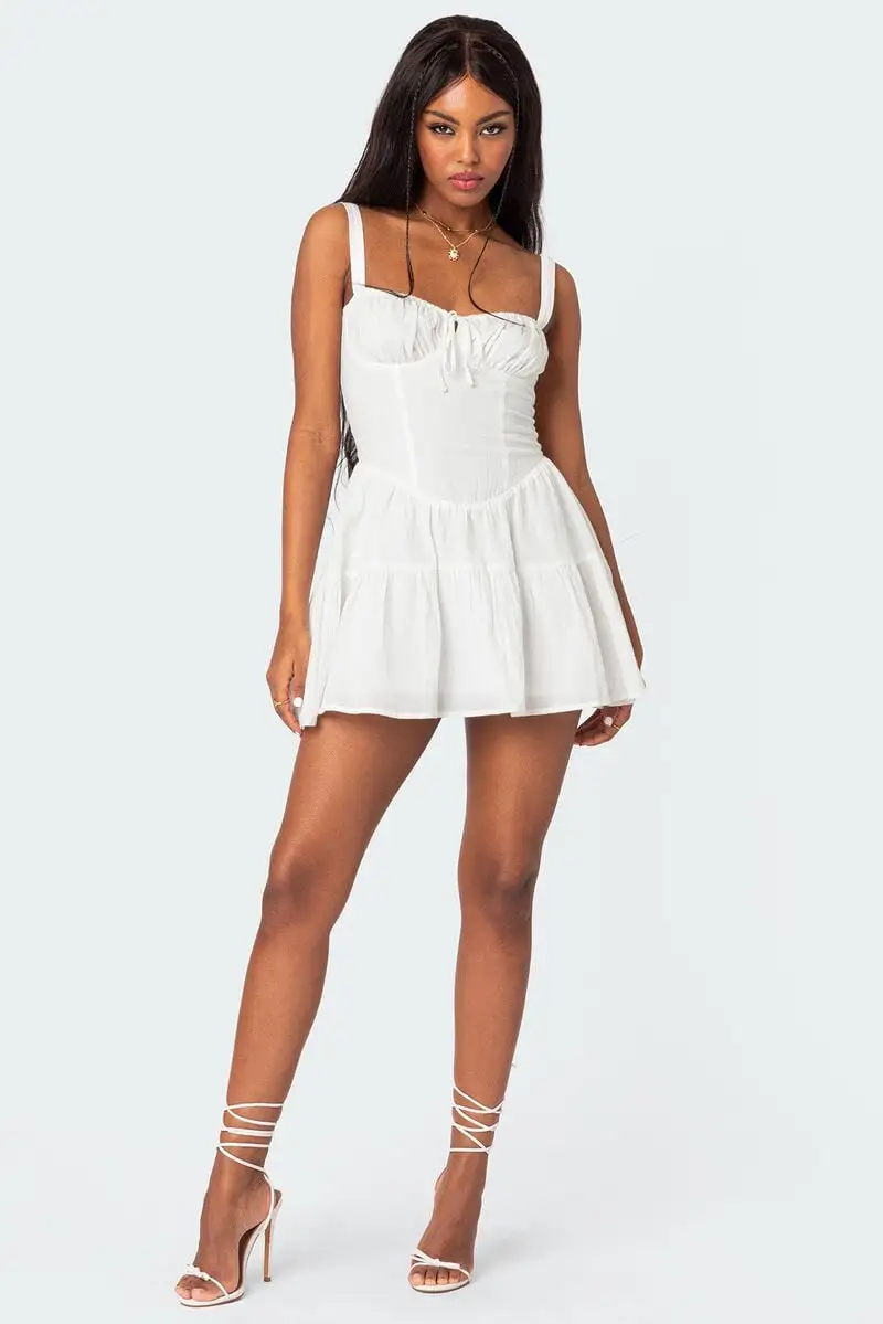 Edikted Lenore Cupped Mini Dress