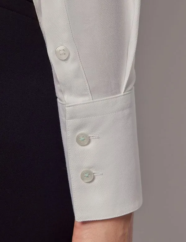 Twill Cotton Fitted Shirt
