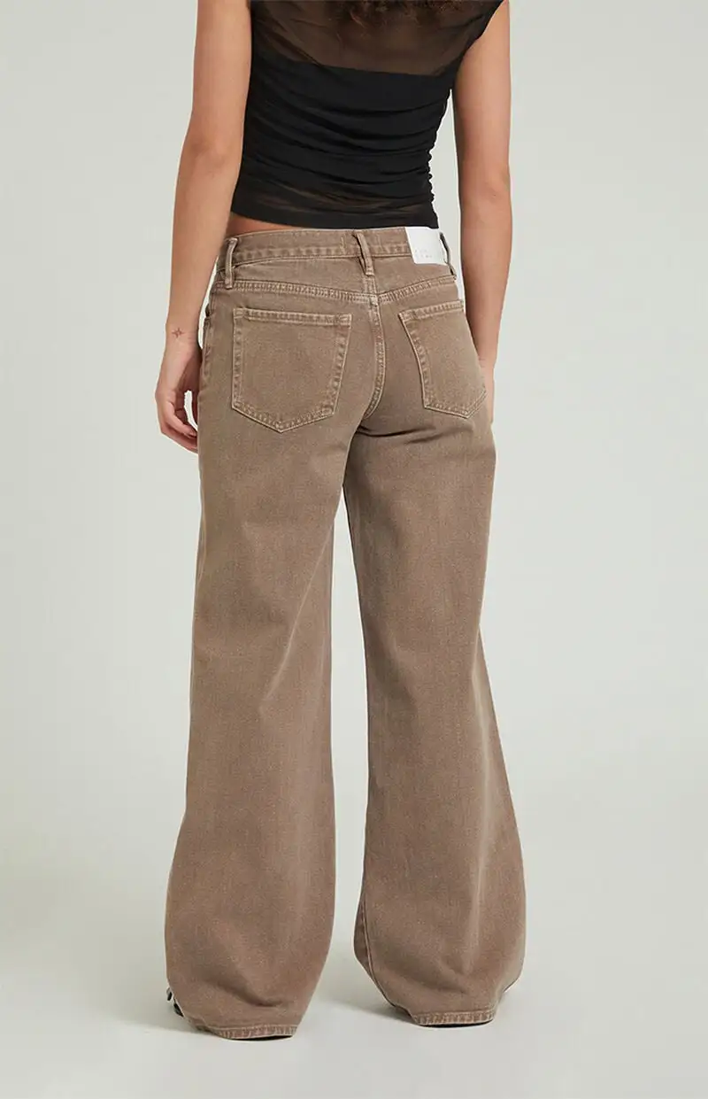 PacSun Brown Low Rise Extreme Baggy Jeans