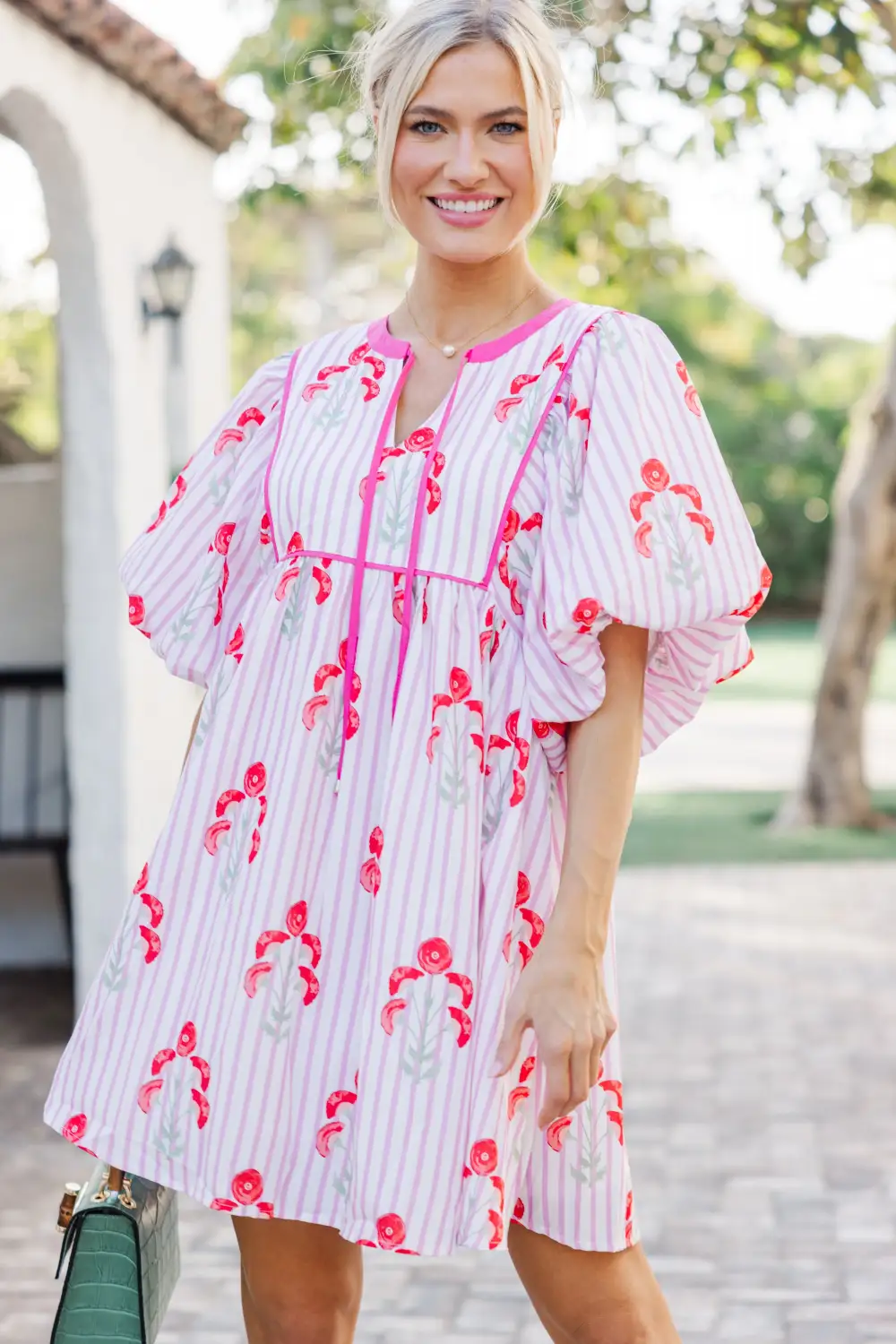 The Evolution Pink Floral Dress