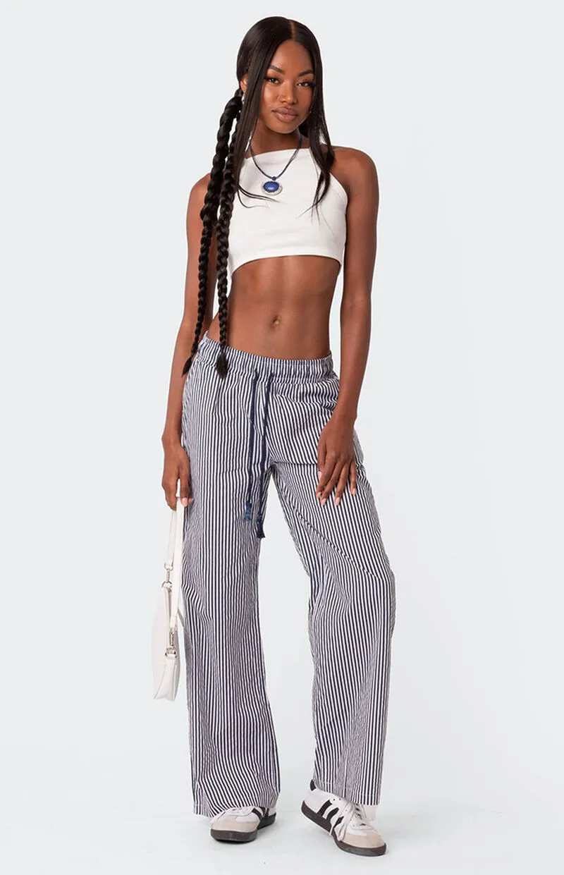 Edikted Seaside Striped Pants
