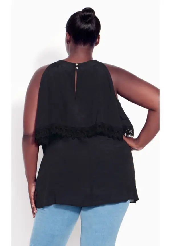 Hallie Halter Cold Shoulder Top