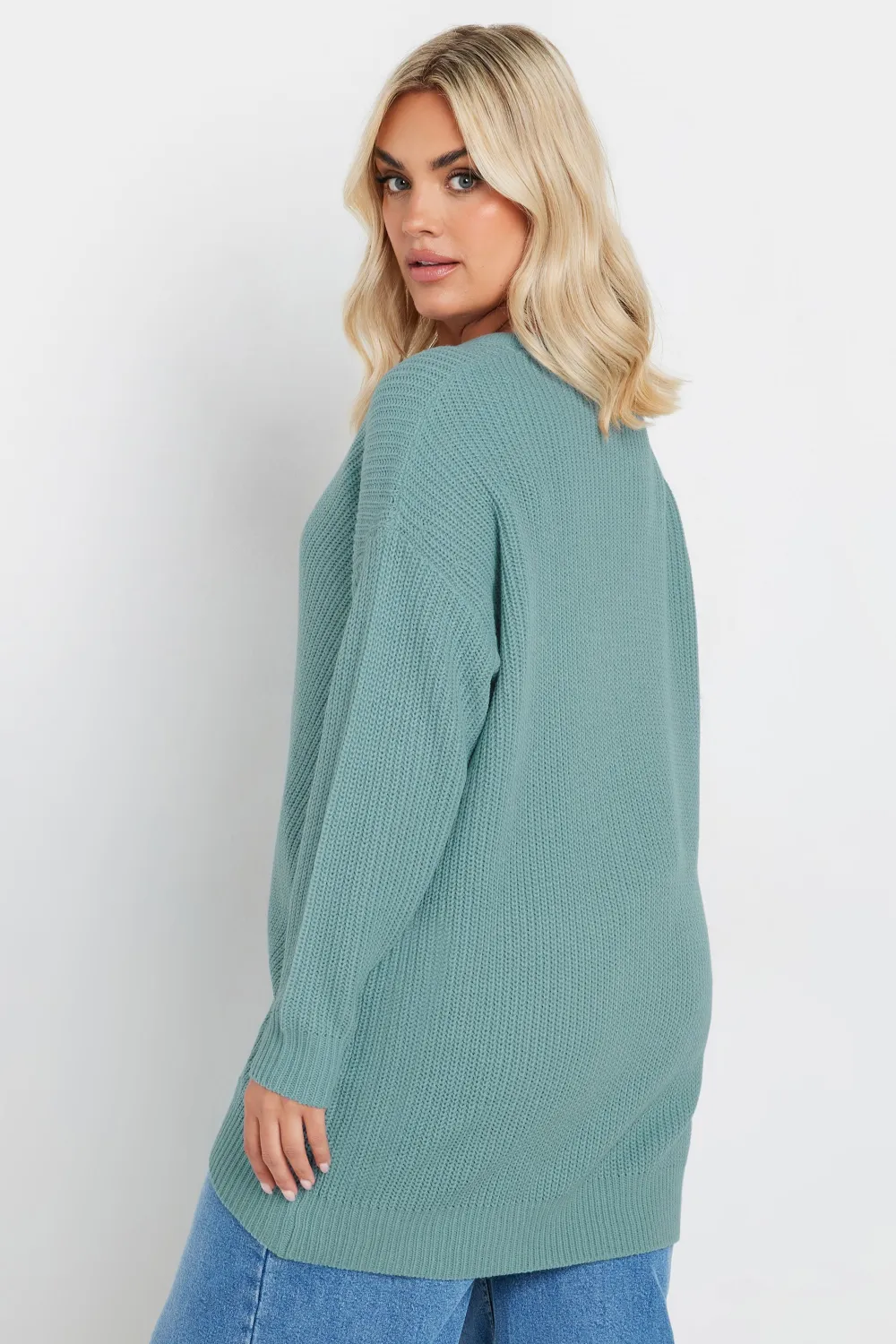 YOURS Curve Pink Essential Knitted Jumper