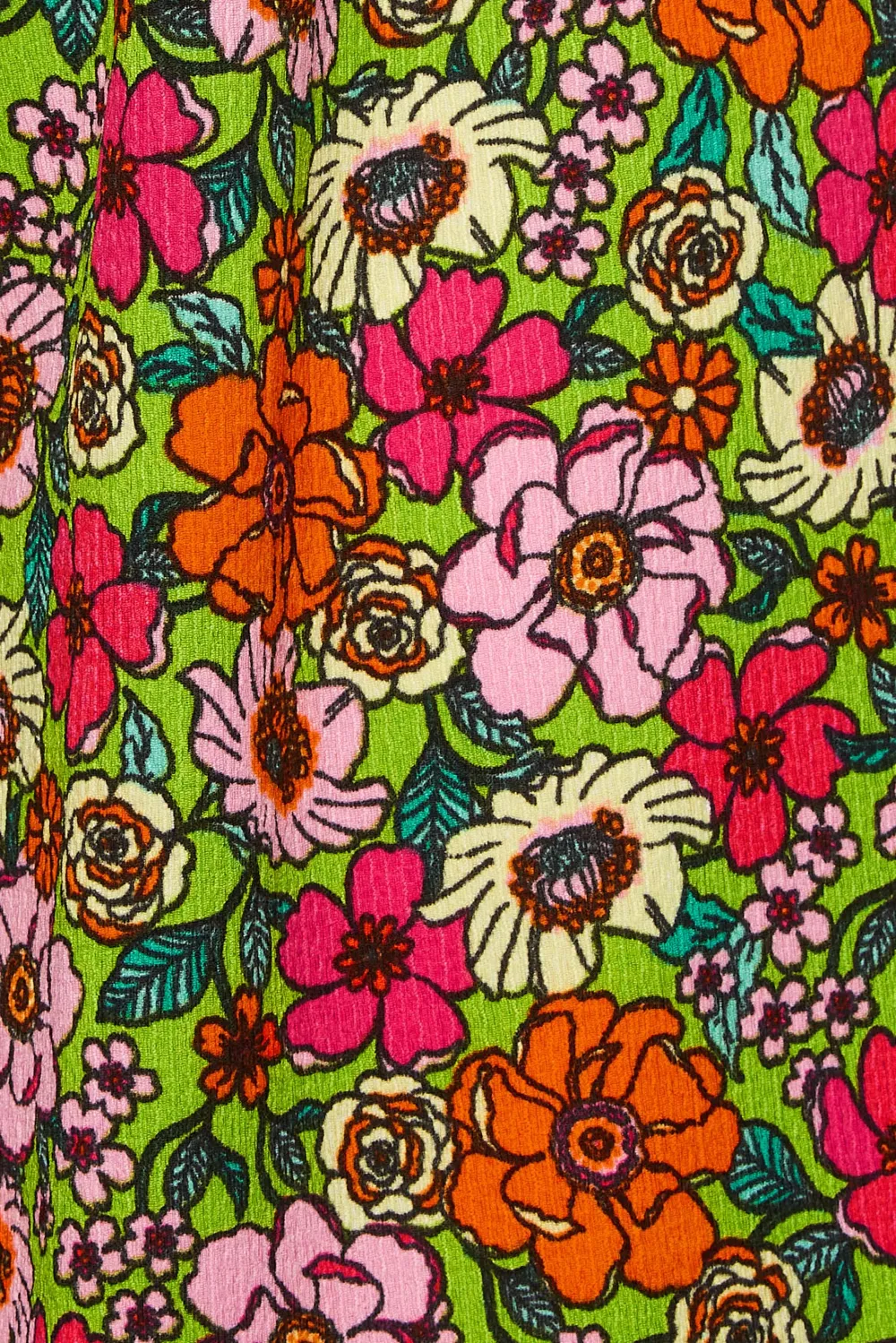 YOURS Curve Green Floral Print Pull On Shorts