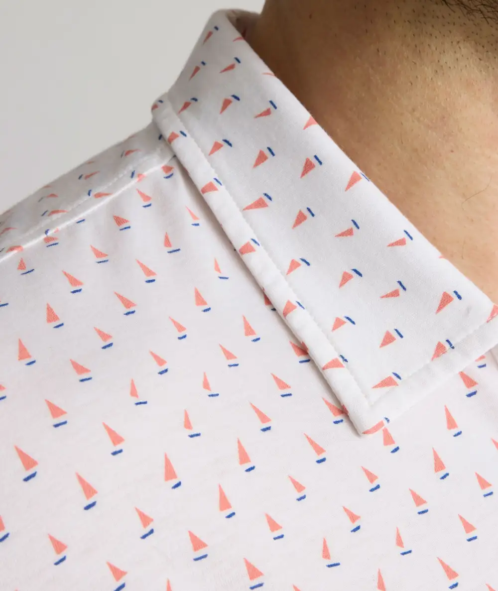 Printed Jersey Performance Polo