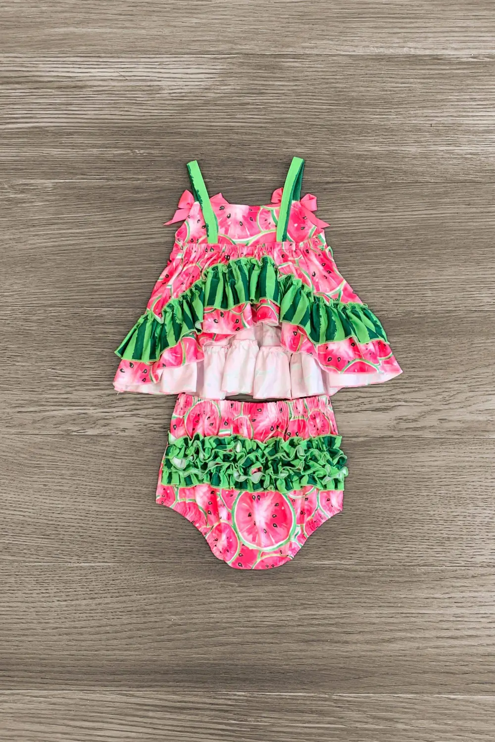 Pink Watermelon Bloomer Set