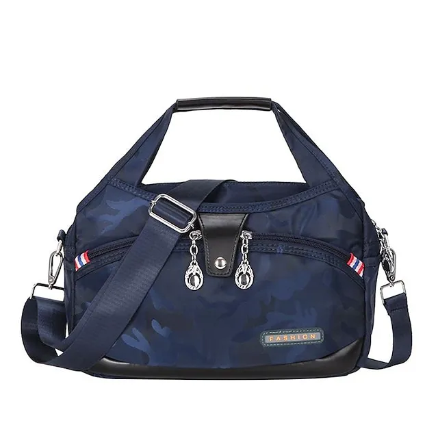 Women's Work Bag Polyester Oxford Cloth Daily Office & Career Camouflage Blue Camouflage Black Taro purple Camouflage purple