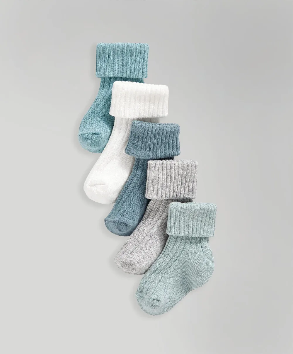 Ribbed Socks - 5 Pack