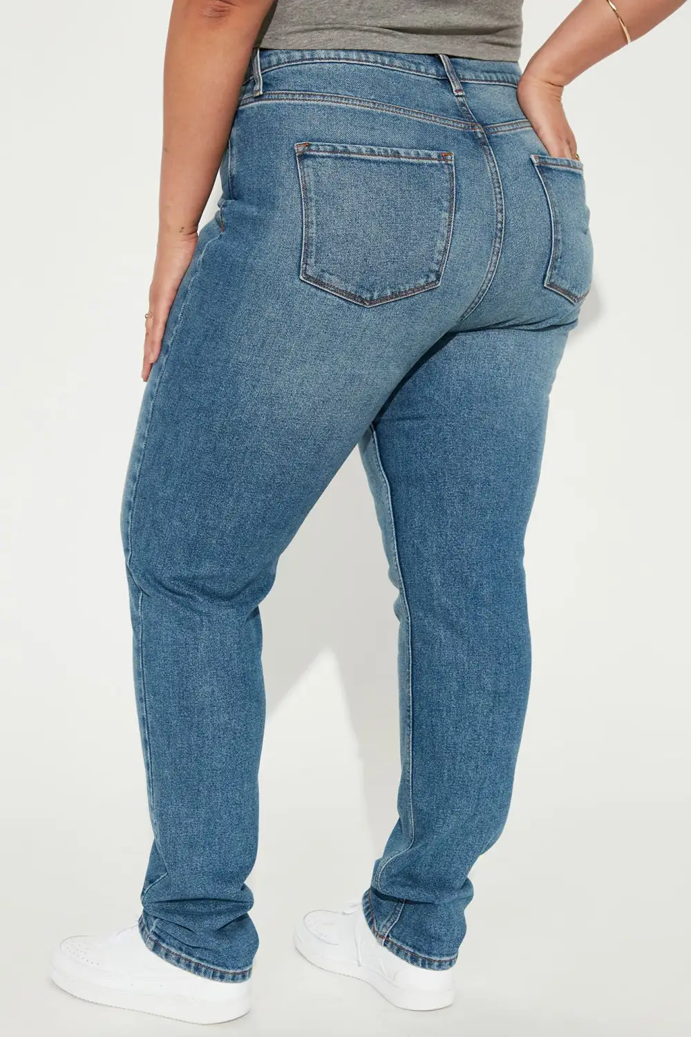 Tall I Got It From My Mama Jeans - Medium Wash