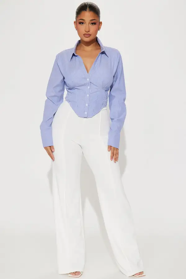 Aylin Striped Shirt - Blue/combo