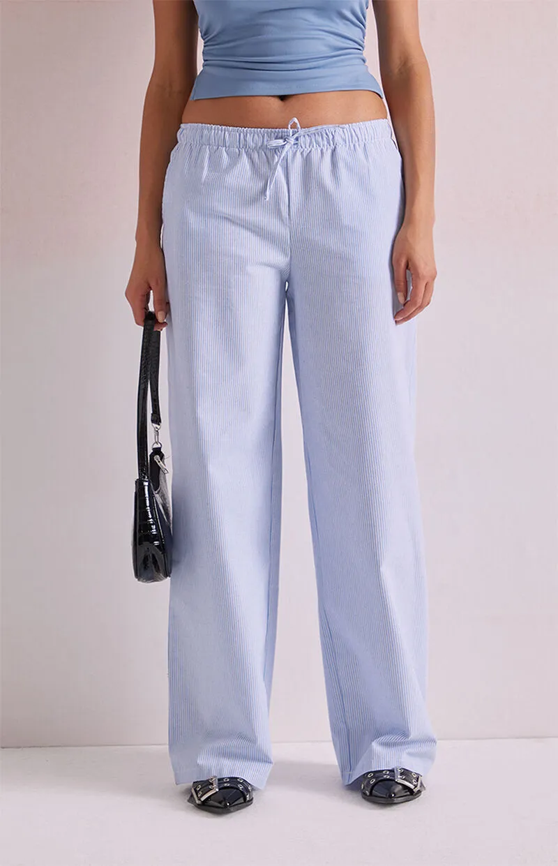 Beverly and Beck Linen Pull-On Pants