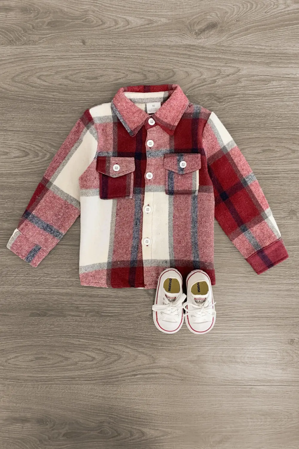 Burgundy Button Up Flannel