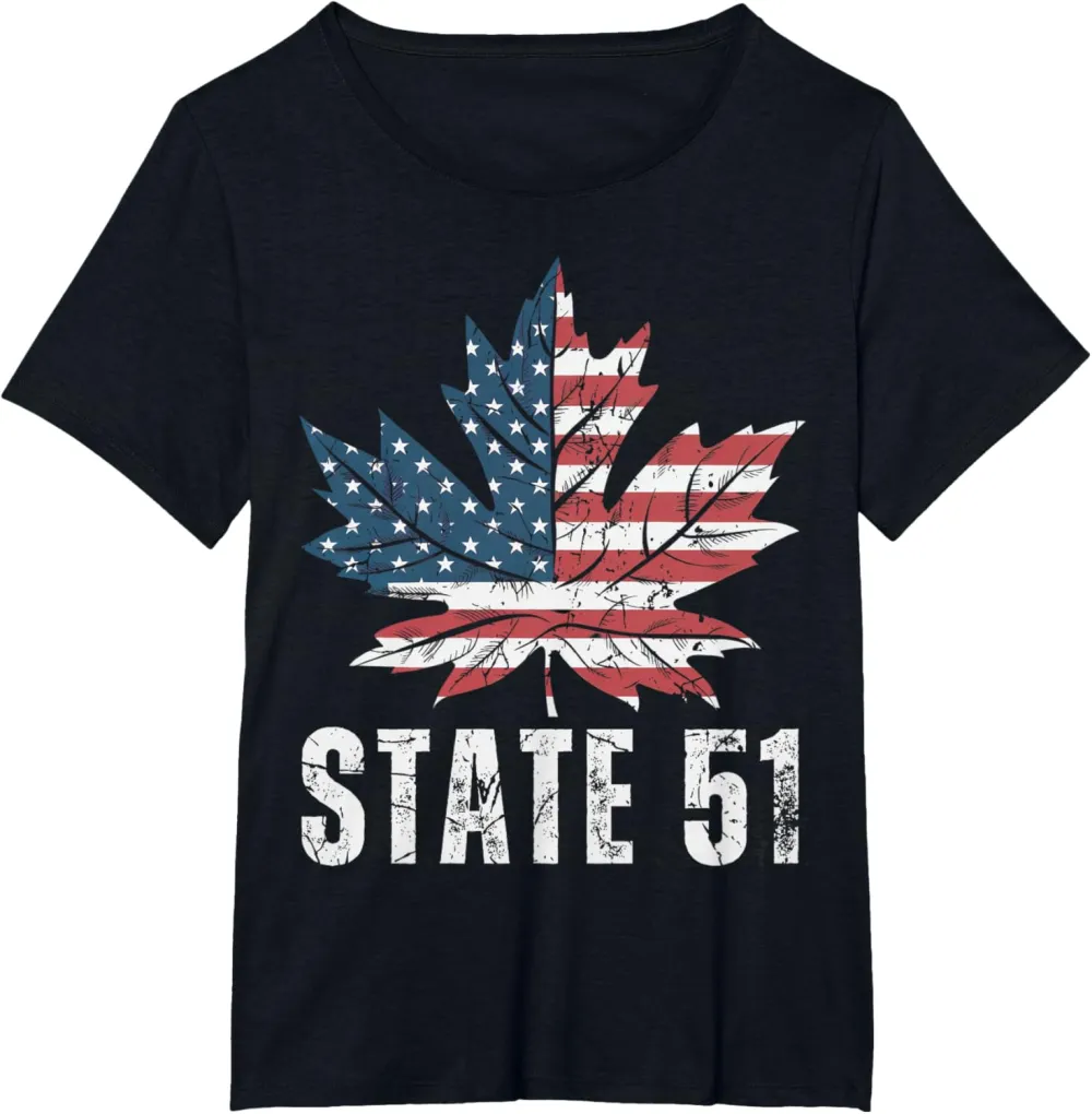 Canada USA State 51st Area 51 T-Shirt