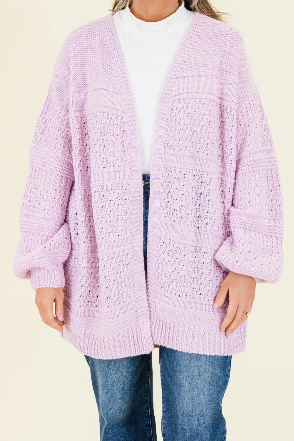 Keepin' Cozy Cardigan, Lavender