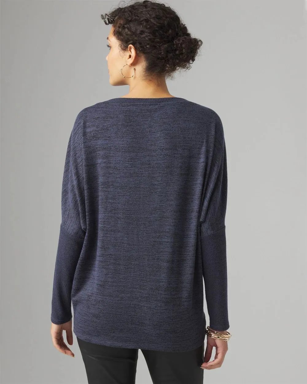 Long Sleeve Ribbed Tunic