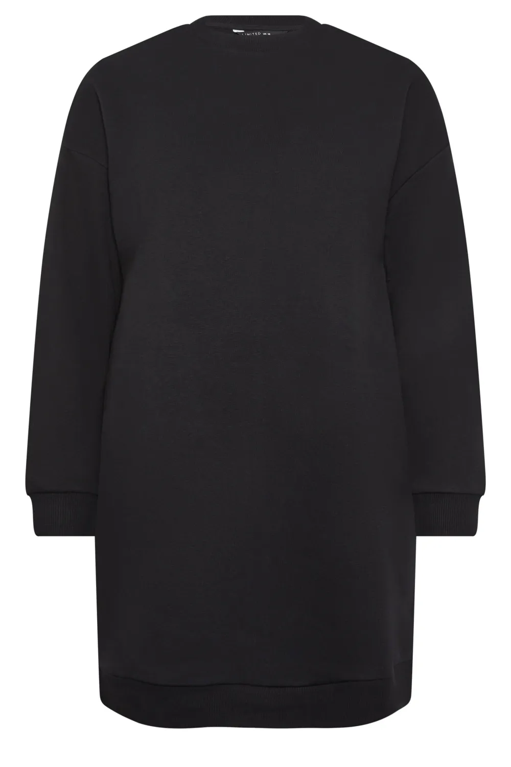 YOURS Curve Black Sweatshirt Dress