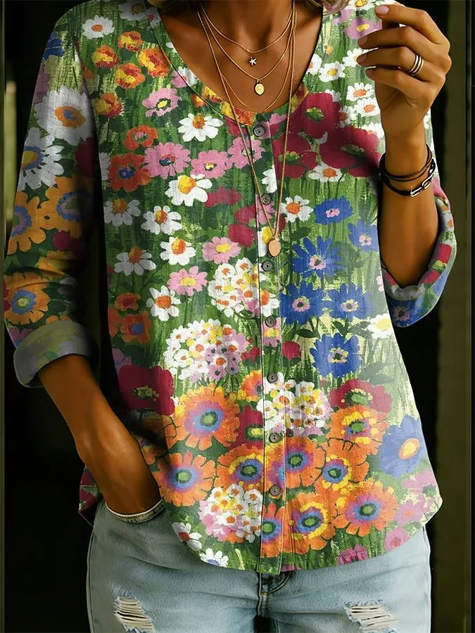 Women's Casual Printed Shirt