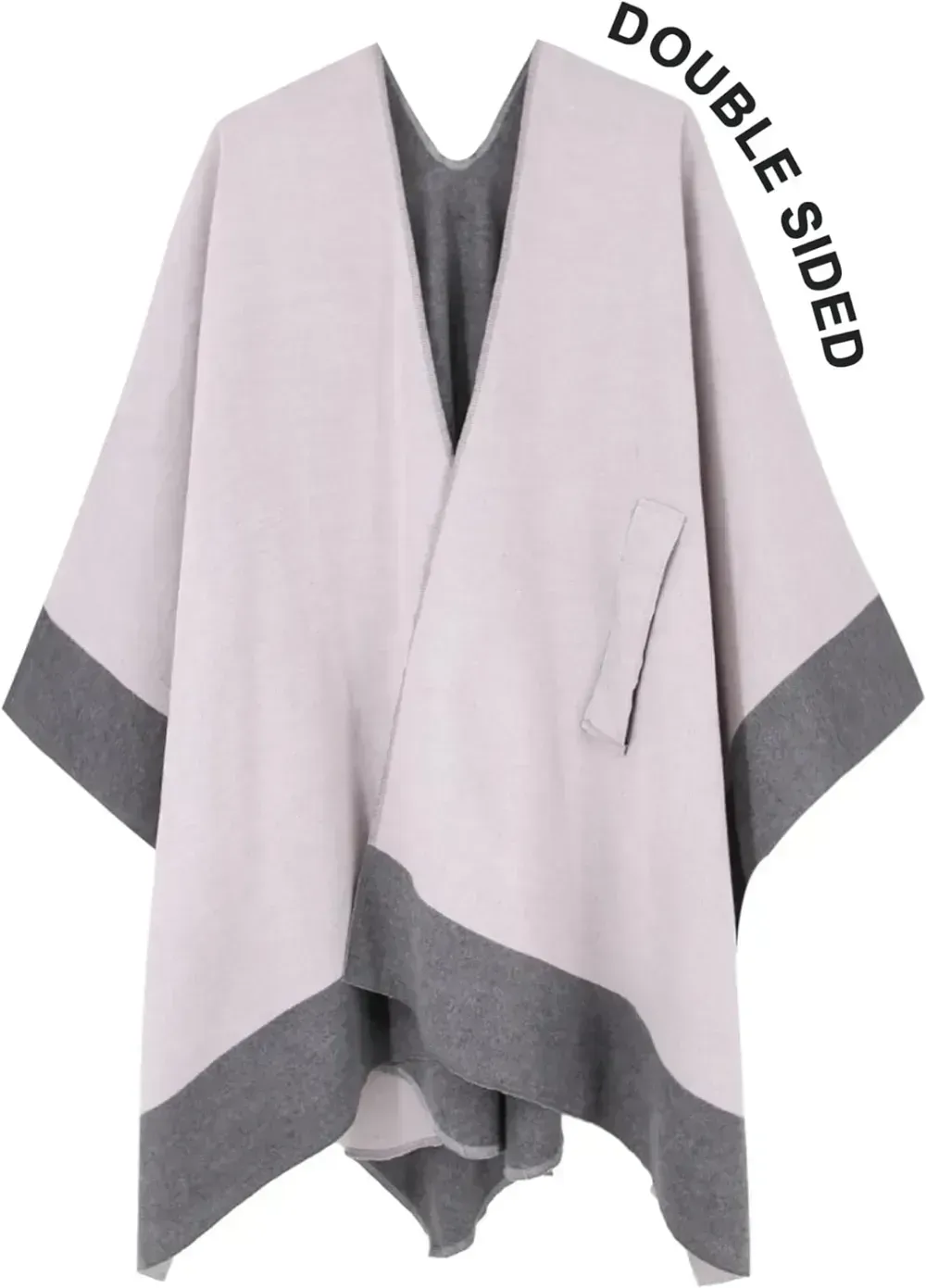 Women's Shawl Wrap Poncho Ruana Cape Open Front Cardigan Shawls for Fall Winter