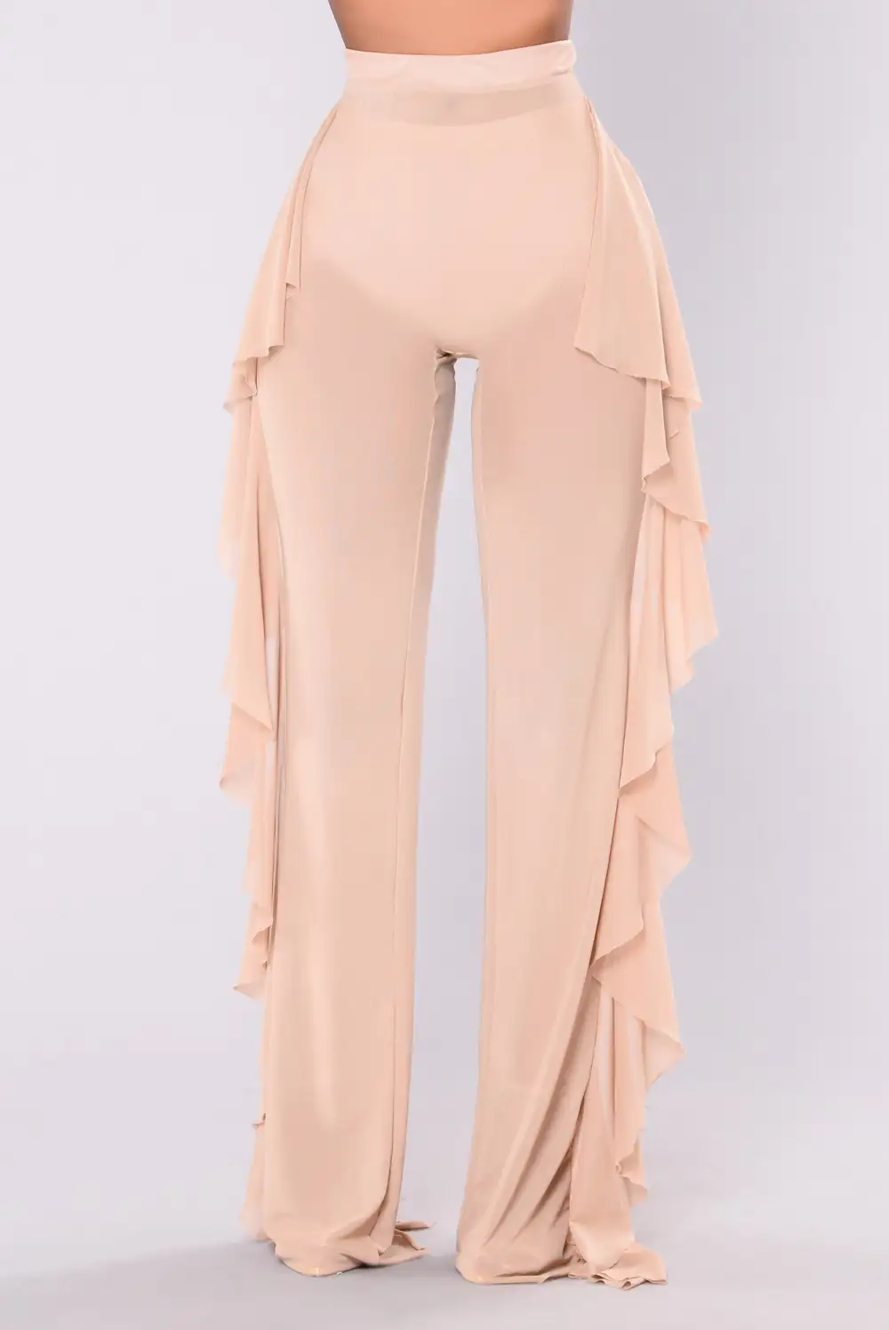 Sunshine See Through Cover Up Pant - Mocha