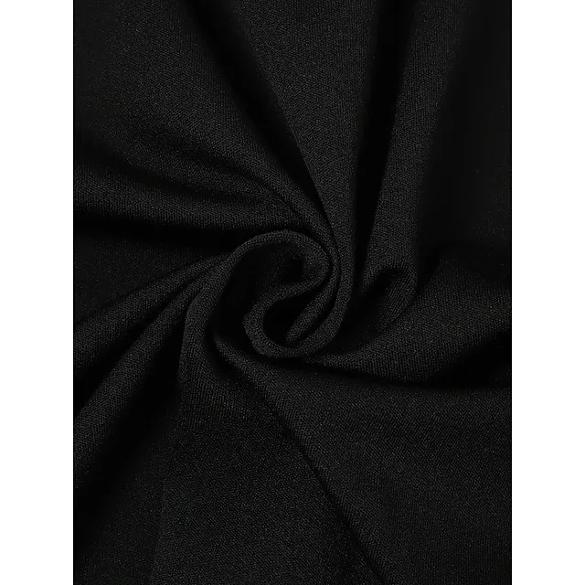 Women‘s Semi Formal Party Dress Black Dress Sheath Dress Long Sleeve Pure Color Lace Winter Fall Autumn V Neck Modern Winter Dress Fall Dress 2023 S M L XL 2XL 3XL