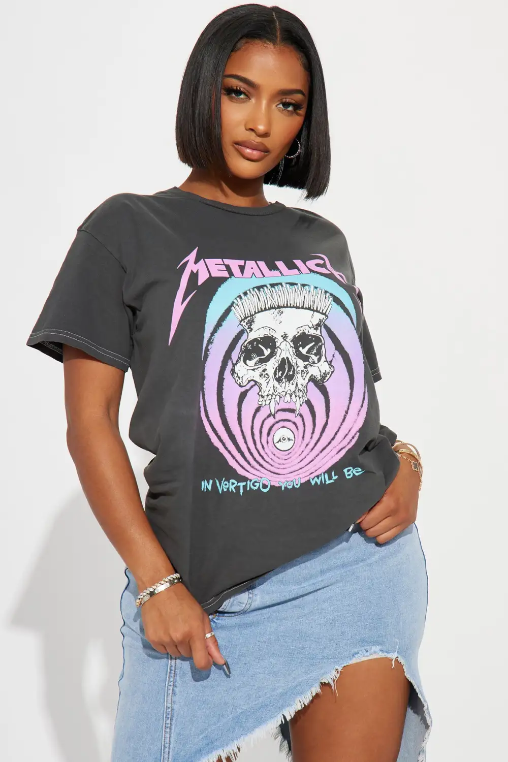 Nothing Else Matters Metallica Tshirt - Charcoal