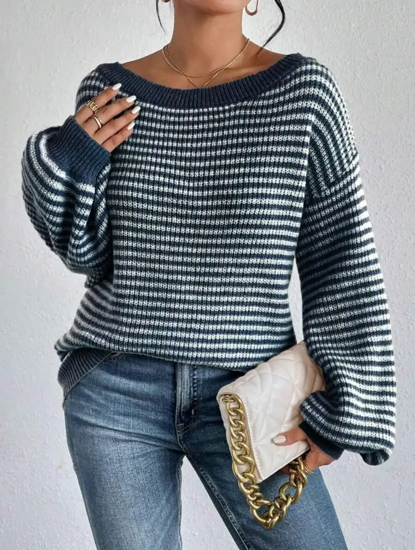 Autumn Striped Sweater