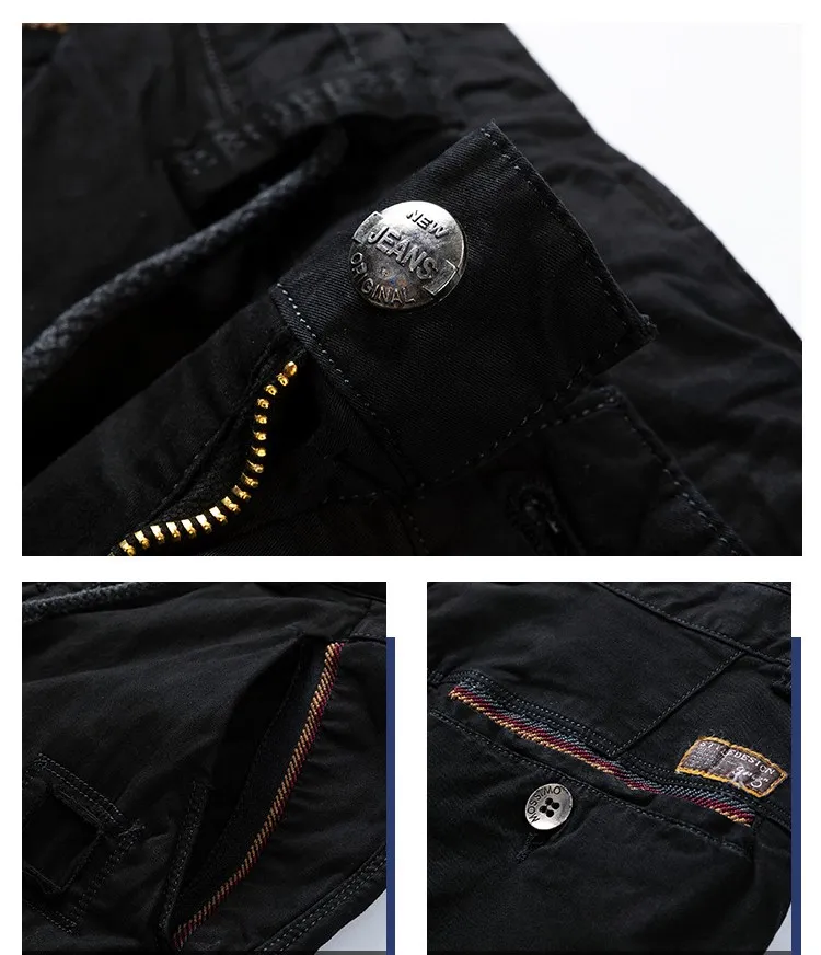 Men's Large Pocket Vintage Cotton Cargo Pants