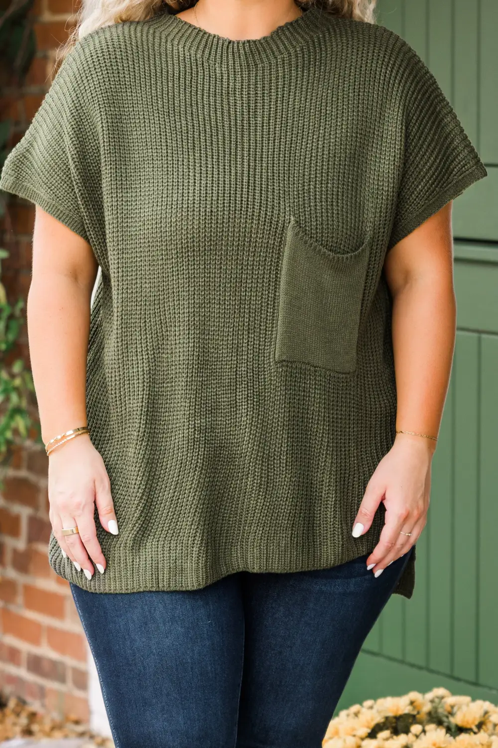 Imagine My World Sweater, Olive