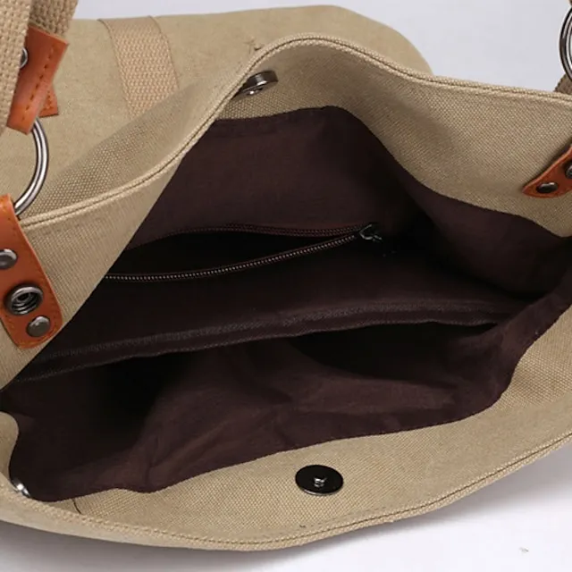 Women's Crossbody Bag Canvas Daily Date Zipper Solid Color Red Blue