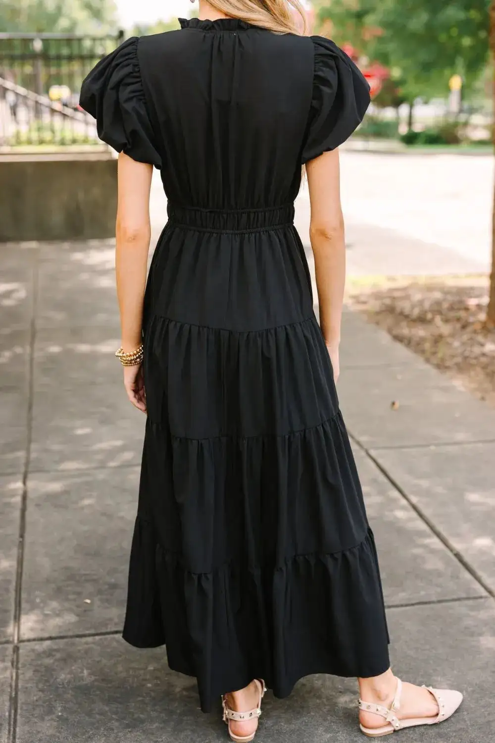 Modern Soft A-Line Maxi Dress