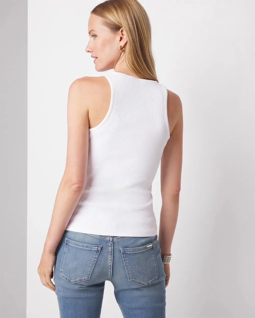 WHBM® FORME Rib Tank