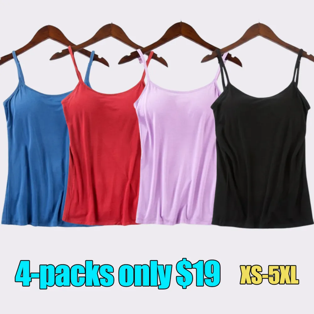 🔥Tank With Built-In Bra