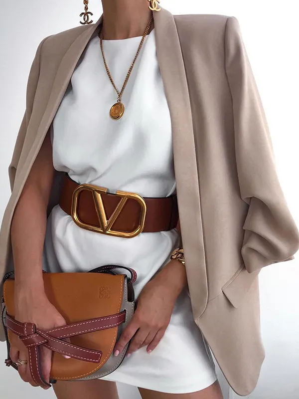 Cardigan Jacket Lapel Slim Small Set