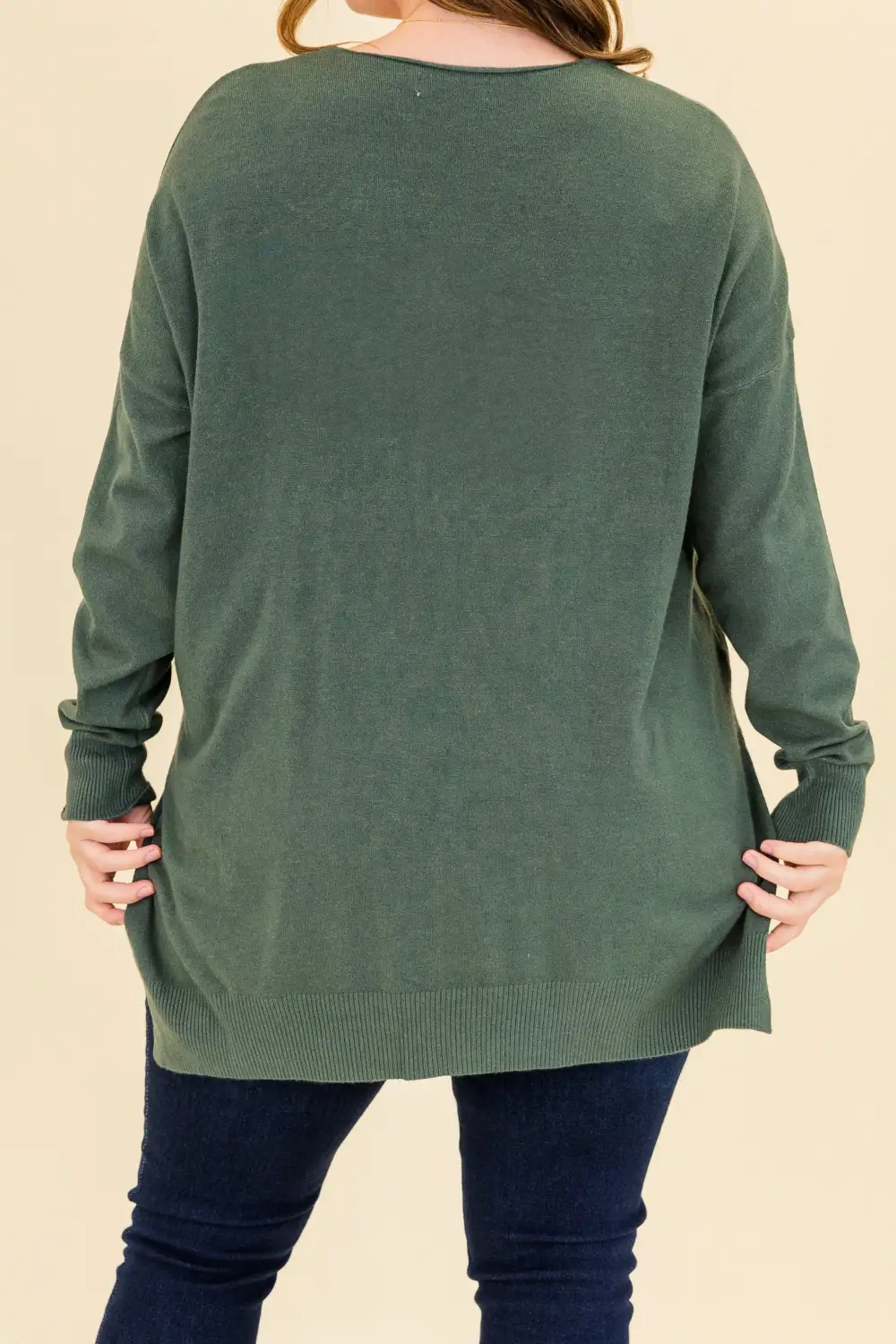 Perfect For Outside Sweater, Heather Ash Jade