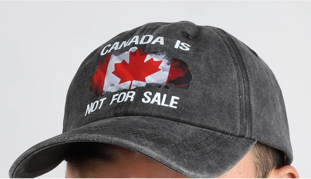 Canada Baseball Cap,Adjustable,2 Pack,Canada Day Embroidered Maple Leaf Flag Golf Hat for Men Women Kids